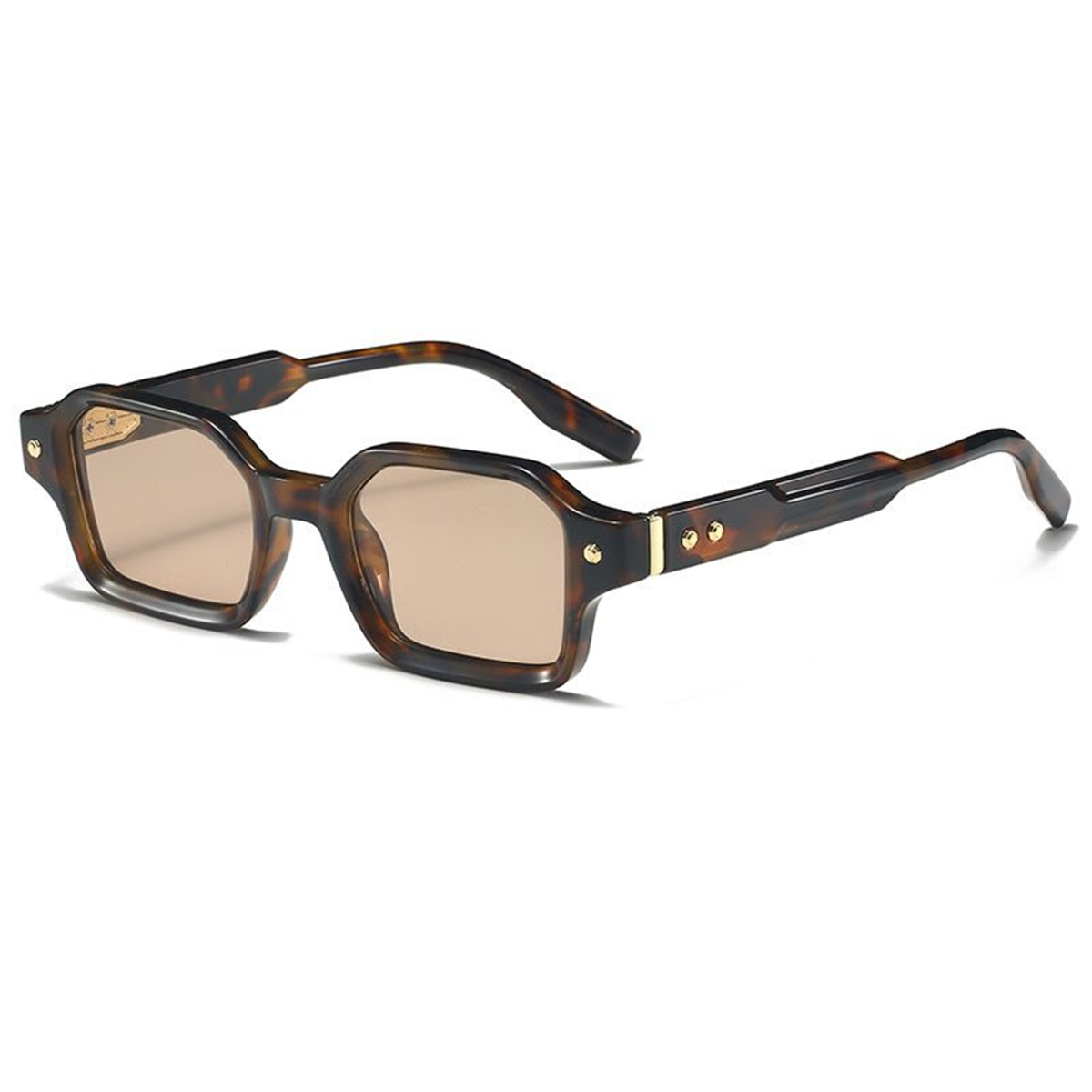 The Bennett | Square Sunglasses in Tortoise / Brown