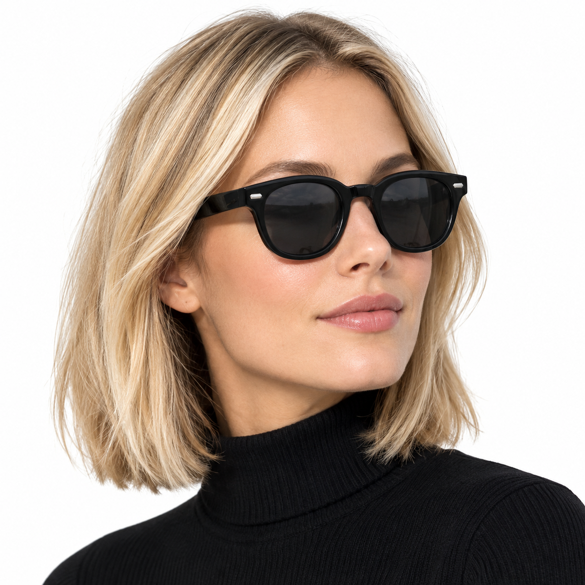 The Monroe | Round Sunglasses worn