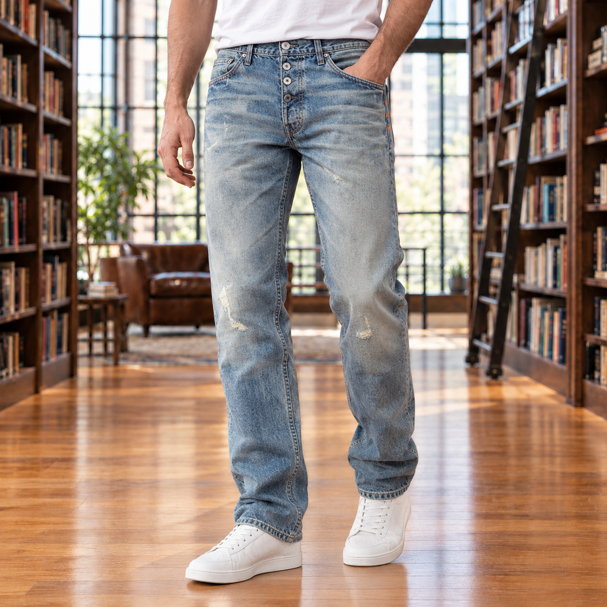 The Dalton | Vintage Wash Denim Jeans