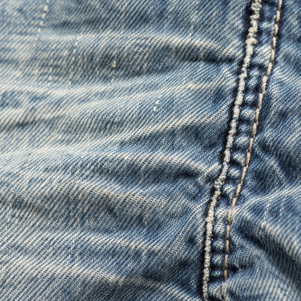 The Dalton | Vintage Wash Denim Jeans material close-up
