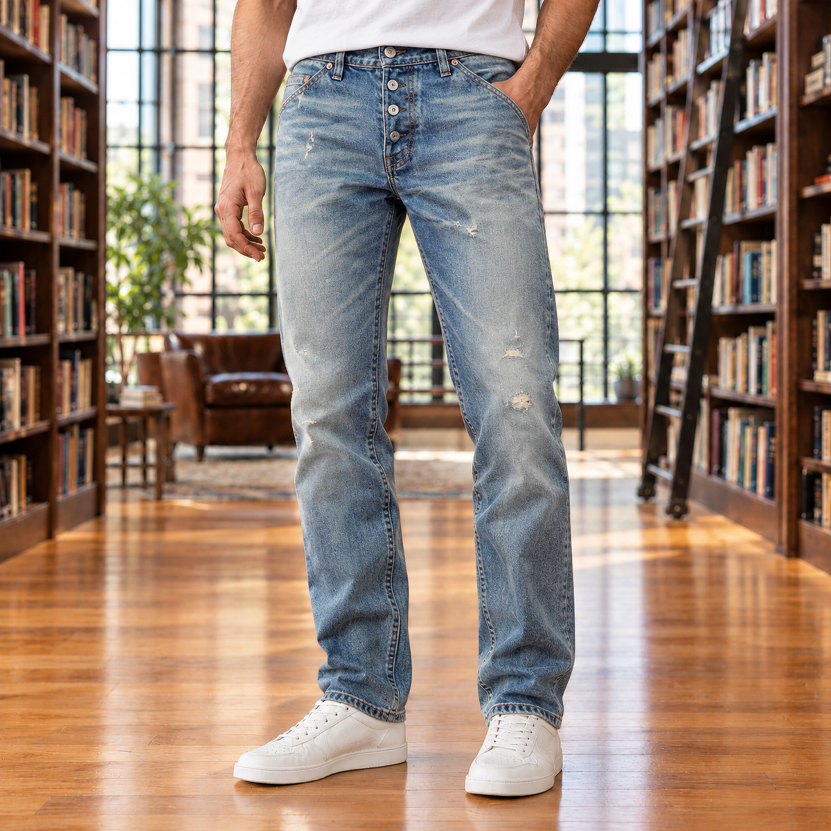 The Dalton | Vintage Wash Denim Jeans