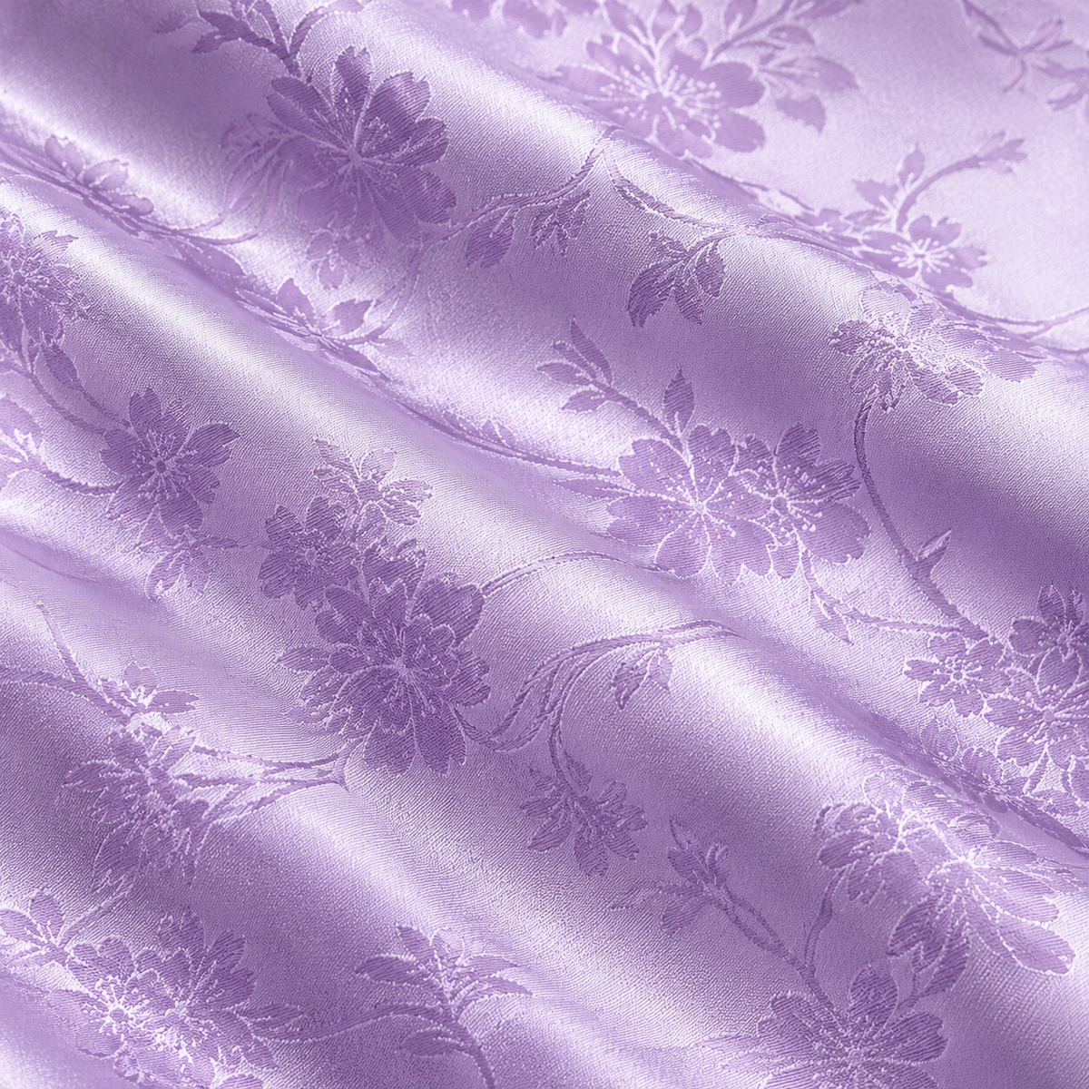 The Midnight | Floral Jacquard Short-Sleeve Shirt material close-up