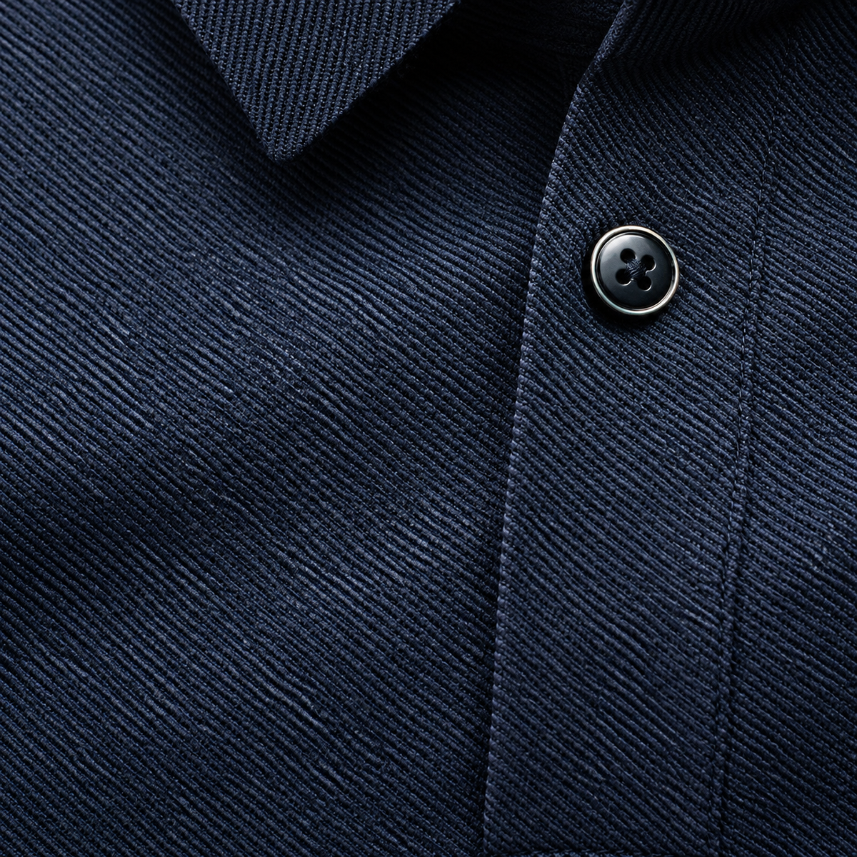 The Stratton | Wrinkle-Resistant Fitted Polo material close-up